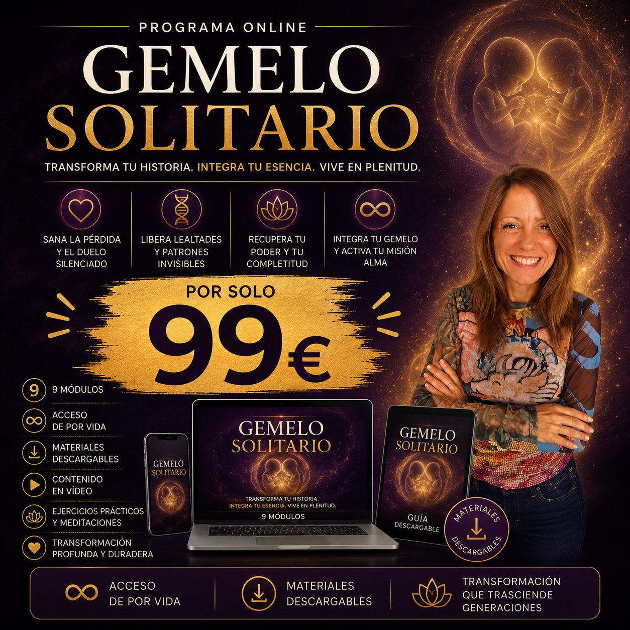 Formación "Por Amor a mi Gemelo" Online Grabado
